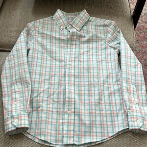 Boys performance long sleeve button down southern Tide